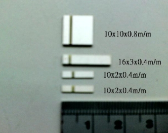 Piezoelectric Ceramic Transducers for SAW(Surface acoustic wave) Touch Panel